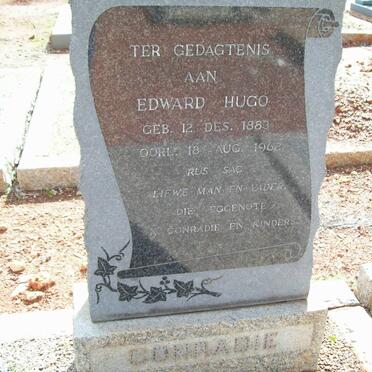 CONRADIE Edward Hugo 1883-1962