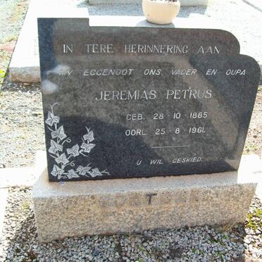 COETZER Jeremias Petrus 1885-1961