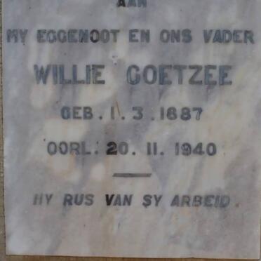 COETZEE Willie 1887-1940