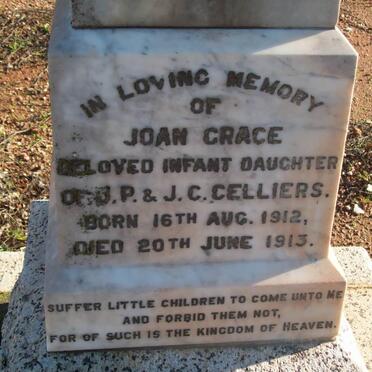 CELLIERS Joan Grace 1912-1913