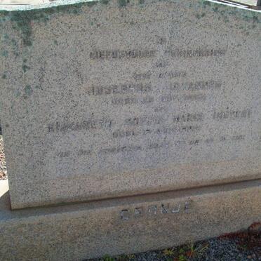 CRONJE Josephus Johannes -1945 &amp; Elizabeth Sophia Maria  MEYER -1945