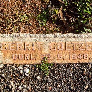 COETZEE Gerrit -1948