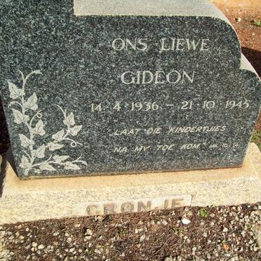 CRONJE Gideon 1936-1945
