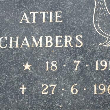CHAMBERS Attie 1913-1963