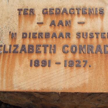 CONRADIE Elizabeth 1891-1927