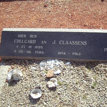 CLAASSENS Edelgard 1895-1986 &amp; J. 1894-1963