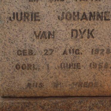 DYK Jurie Johannes, van 1928-1958
