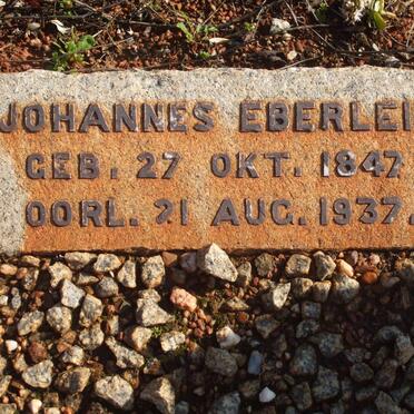 EBERLEIN Johannes 1847-1937