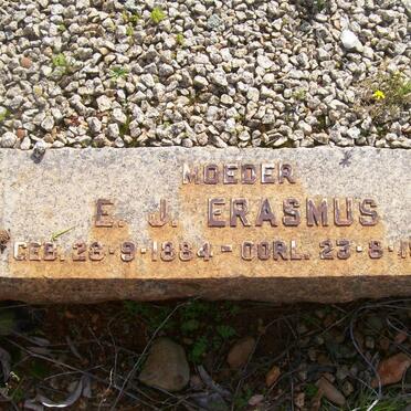 ERASMUS E.J. 1884-1970