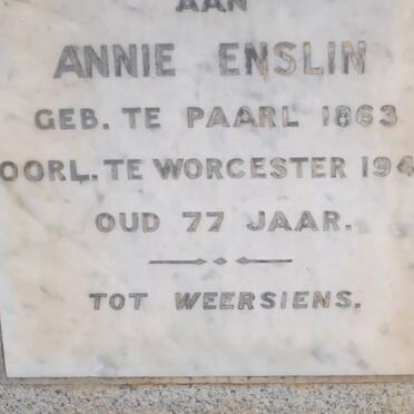 ENSLIN Annie 1863-1940