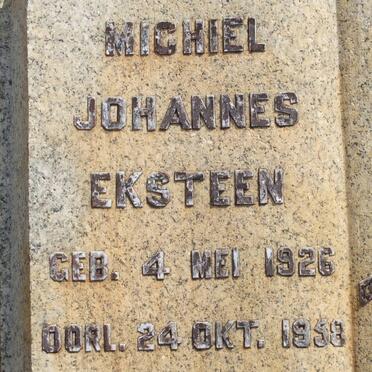 EKSTEEN Michiel Johannes 1926-1958