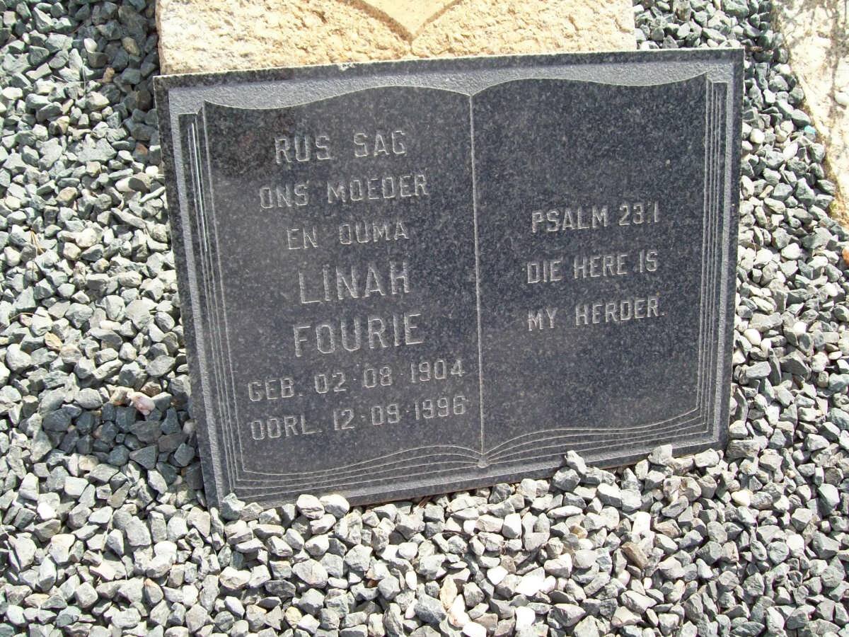 FOURIE Linah 1904-1996