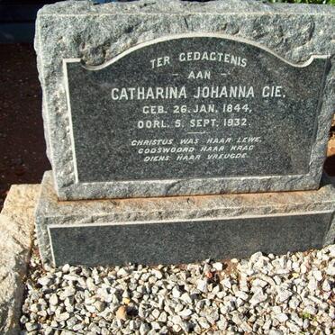 GIE Catharina Johanna 1844-1932