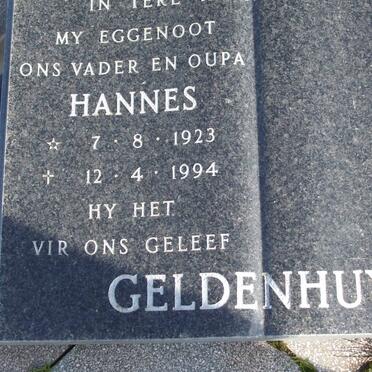 GELDENHUYS Hannes 1923-1994