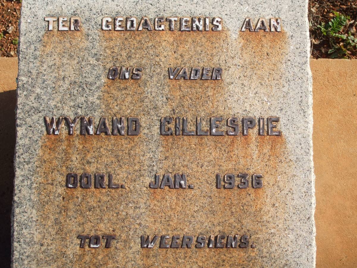 GILLESPIE Wynand -1936