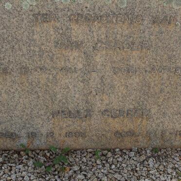 GERBER Jan 1881-1964 &amp; Nella 1893-1956