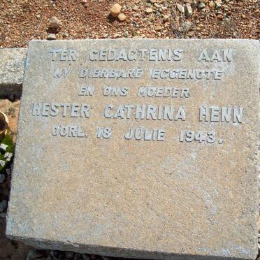 HENN Hester Cathrina -1943