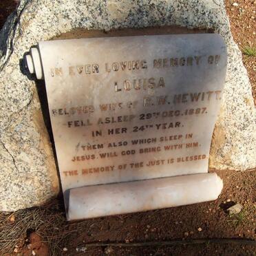 HEWITT Louisa -1887