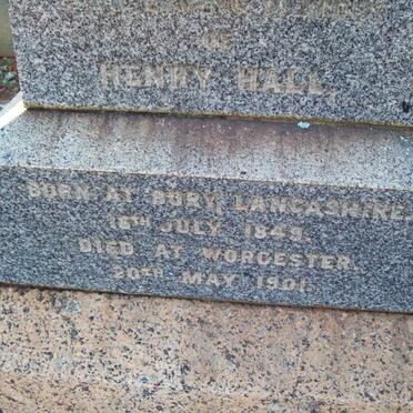 HALL Henry 1849-1901