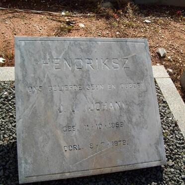 HENDRIKSZ J.J. 1953-1979