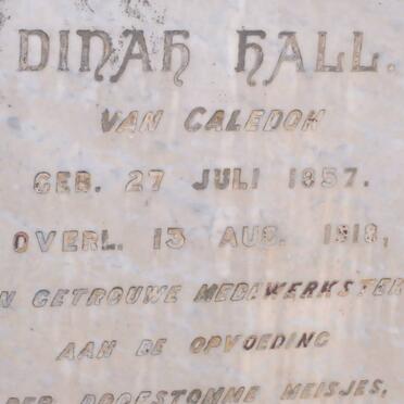 HALL Dinah 1857-1918