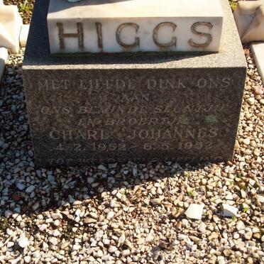 HIGGS Charl Johannes 1952-1952