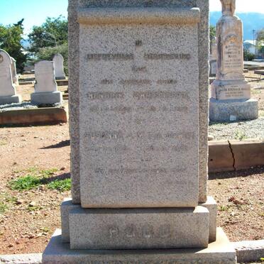 HUGO Hendrik Christoffel 1849-1910 &amp; Susanna J.M. DE WET 1853-1946