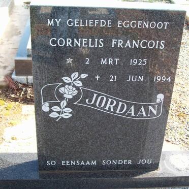 JORDAAN Cornelis Francois 1925-1994
