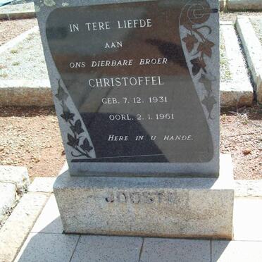 JOOSTE Christoffel 1931-1961