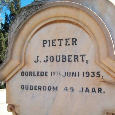 JOUBERT Pieter J. -1935
