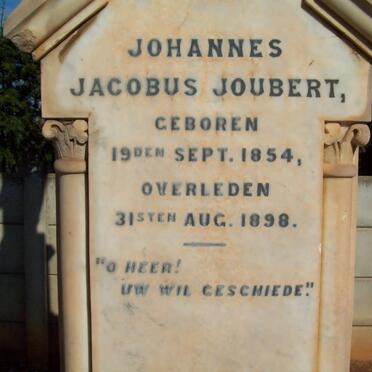JOUBERT Johannes Jacobus 1854-1898