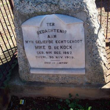 KOCK Mike D., de 1867-1909