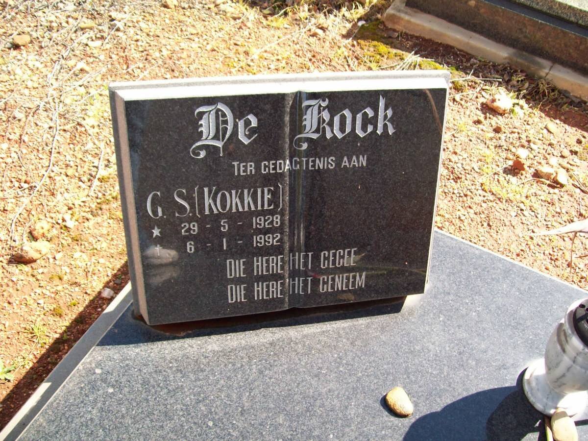 KOCK G.S., de 1928-1992