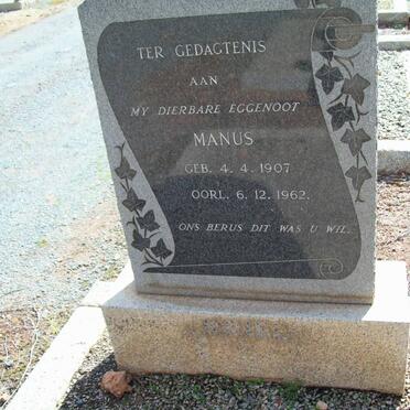 KRIEL Manus 1907-1962