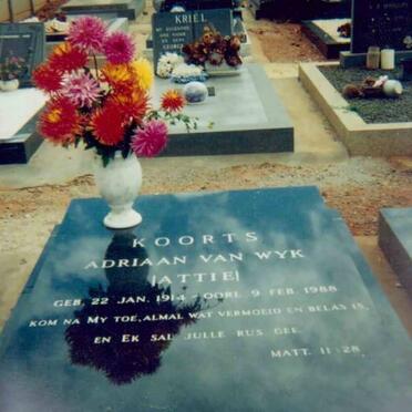 KOORTS Adriaan Van Wyk 1914-1988