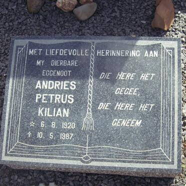 KILIAN Andries Petrus 1920-1987