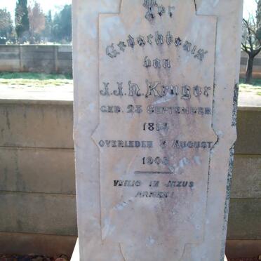 KRUGER J.J.N. 1814-1903 &amp; Aletta Helena FRASER 1855-1928