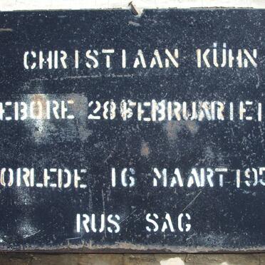 KUHN Christiaan 1915-1950
