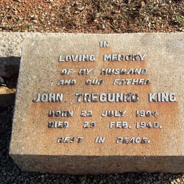 KING John Tregunno 1904-1940