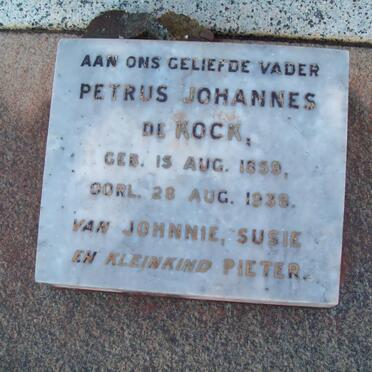 KOCK Petrus Johannes, de 1859-1938 &amp; Martha Helena Hendrika DE WET 1861-1907 :: DE KOCK Johanna Susanna Margaretha 1900-1901