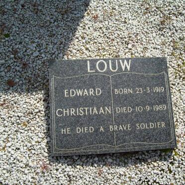 LOUW Edward Christiaan 1919-1989