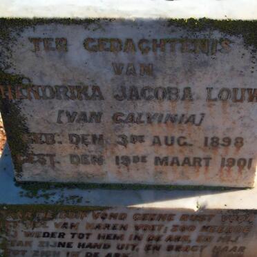 LOUW Hendrika Jacoba 1898-1901