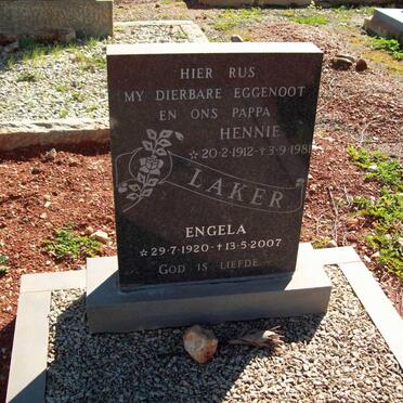 LAKER Hennie 1912-1981 &amp; Engela 1920-2007