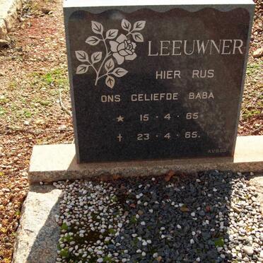 LEEUWNER baby 1965-1965