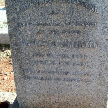 LINGEN Andrew S., van 1886-1940