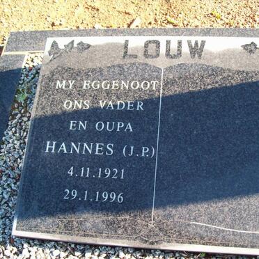 LOUW J.P. 1921-1996