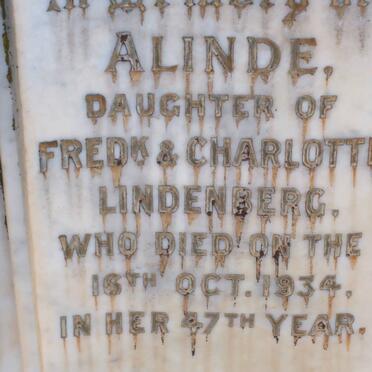 LINDENBERG Alinde -1934