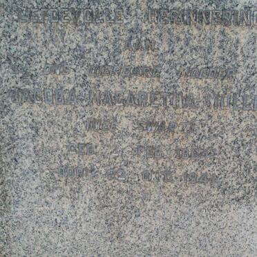 MULLER Jacoba Magaretha nee SWART 1864-1941