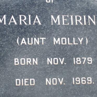 MEIRING Maria 1879-1969