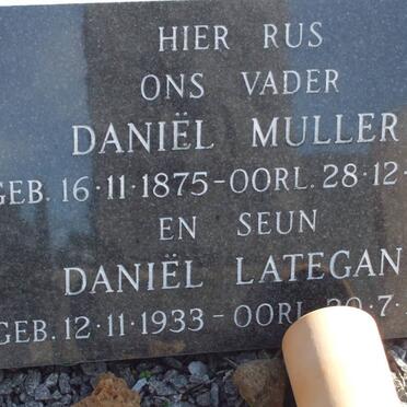 MULLER Daniel 1875-1922 :: LATEGAN Daniel 1933-1936